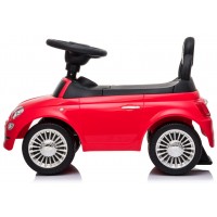 Braucamais ratiņš Fiat 500 - sarkans