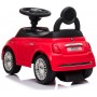 Braucamais ratiņš Fiat 500 - sarkans--bebis.lv
