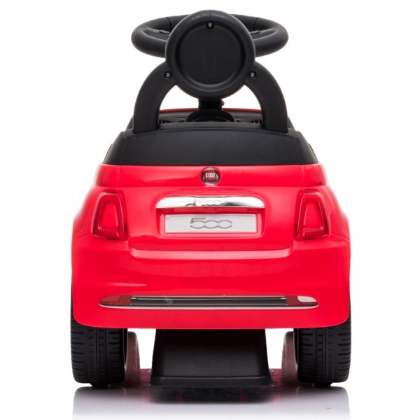 Braucamais ratiņš Fiat 500 - sarkans--bebis.lv