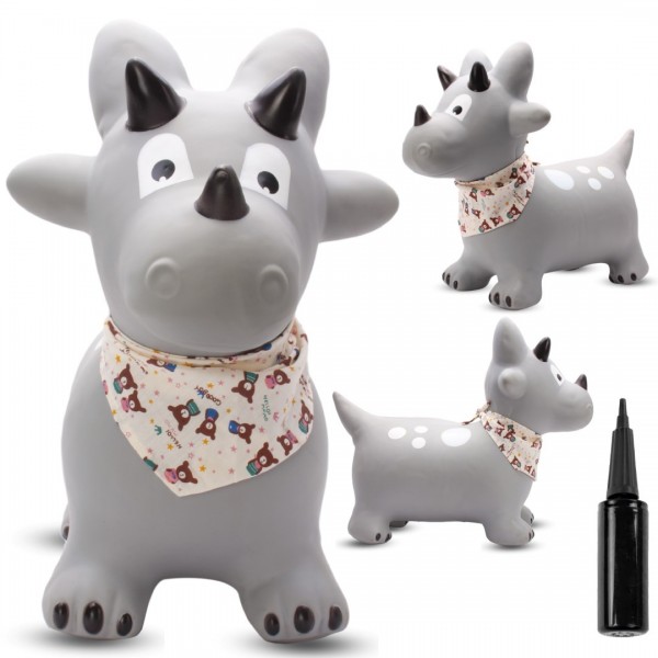 DINO bērnu gumijas džemperis 59 cm pelēks ar lecamauklu un pumpīti--bebis.lv