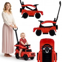 Mercedes Benz G Class baby walker with pusher, red