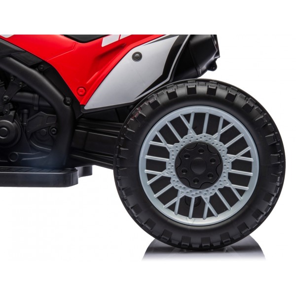 Ar akumulatoru darbināms braucammotocikls ELECTRO HONDA CRF450 elektriskais tricikls sarkans--bebis.lv