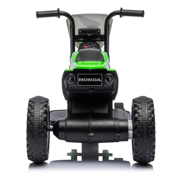 Ar akumulatoru darbināms elektriskais motocikls HONDA CRF450 trīsriteņu elektriskais zaļais--bebis.lv