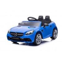 Mercedes BENZ SLC300 kabriolets ar akumulatora braukšanas skaņu, gaismām, tālvadības pulti - zils