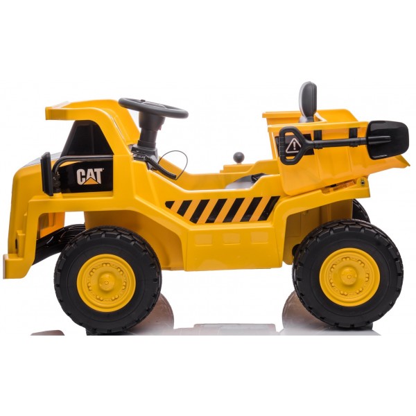 Ar akumulatoru darbināms braucamrīks ar elektrisko piedziņu CAT yellow--bebis.lv