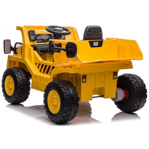 Ar akumulatoru darbināms braucamrīks ar elektrisko piedziņu CAT yellow--bebis.lv