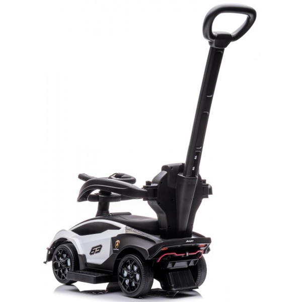 Детские ходунки Lamborghini Essenza SCV12 для годовалого ребенка, с ручкой, зажимом и подножками, белые.--bebis.lv