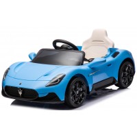 Maserati GT Cabrio ar akumulatoru darbināms auto, zils