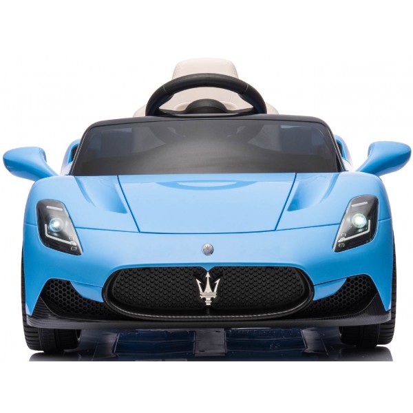 Maserati GT Cabrio ar akumulatoru darbināms auto, zils--bebis.lv