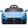 Maserati GT Cabrio ar akumulatoru darbināms auto, zils--bebis.lv
