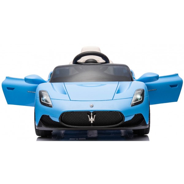 Maserati GT Cabrio ar akumulatoru darbināms auto, zils--bebis.lv