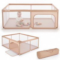 Bērnu rotaļu laukums, bērnu gultiņa, LIELAIS SPĒĻU LAUKUMS, 150 x 200 x 68 cm - laškrāsa