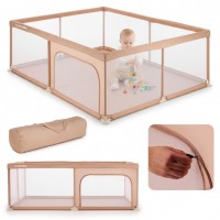 Bērnu rotaļu laukums, bērnu gultiņa, LIELAIS SPĒĻU LAUKUMS, 150 x 200 x 68 cm - laškrāsa