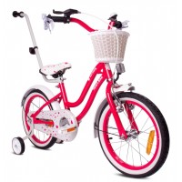 16 collu Heart velosipēds - aveņu krāsā