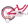 16 collu Heart velosipēds - aveņu krāsā--bebis.lv