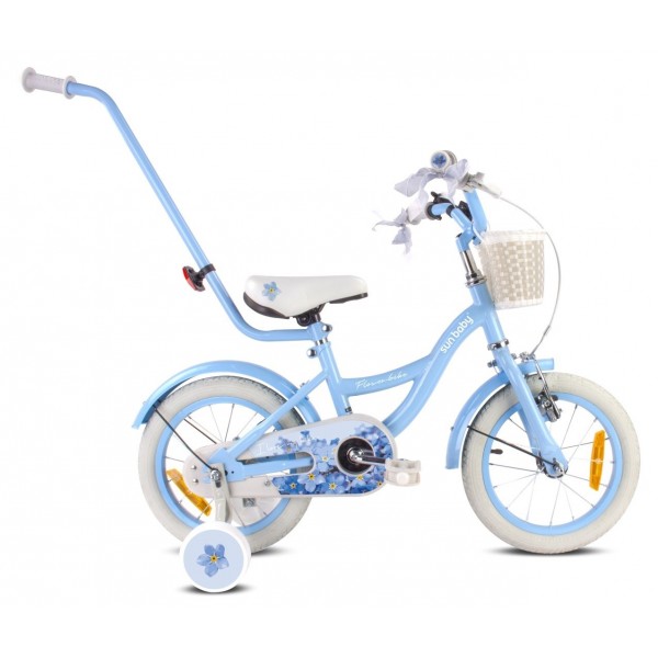 14 collu Flower velosipēds neaizmirstulīte - zils--bebis.lv