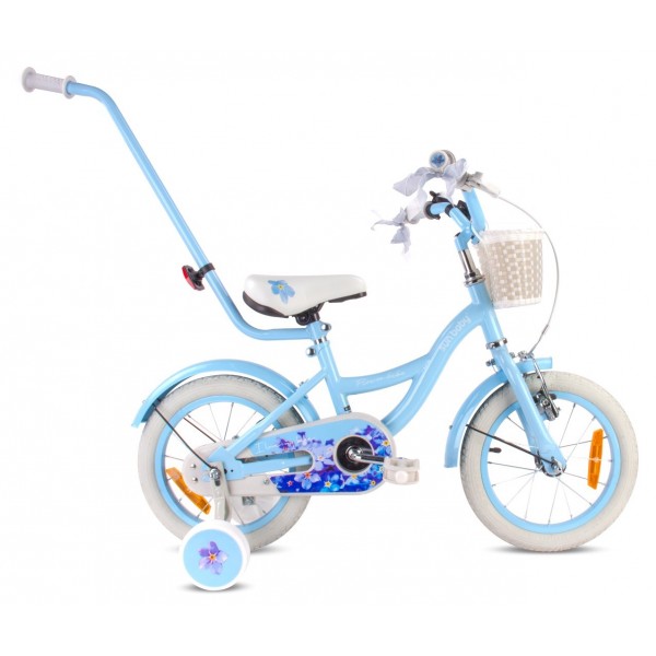 16 collu Flower velosipēds FORGET IT - zils--bebis.lv