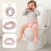 Tualetes poda pārvalks baltā un rozā krāsā