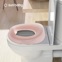 Чехол на сиденье унитаза, белый и розовый