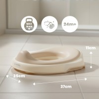 Toilet seat cover SUN BABY white & beige
