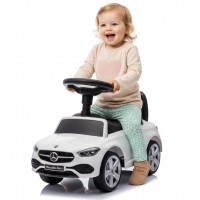 Bērnu braucamais, stūmēji, staigulīši, Mercedes C-klase, baltā krāsā