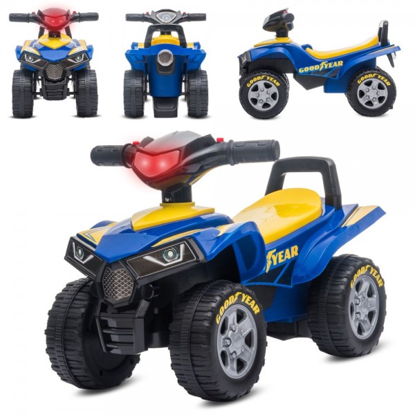 Stumjamā mašīna Quad Good Year blue--bebis.lv