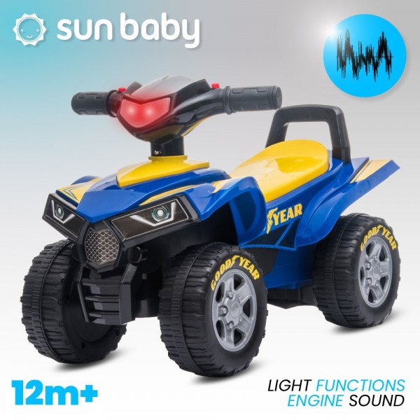 Stumjamā mašīna Quad Good Year blue--bebis.lv