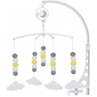 Bērnu gultiņas karuselis ar mūzikas kastīti - POMPOMS un MĀKOŅI