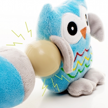 OWLS Pink OP11 Stroller Rattle-MAZUĻIEM (~0-5 gadi)-bebis.lv