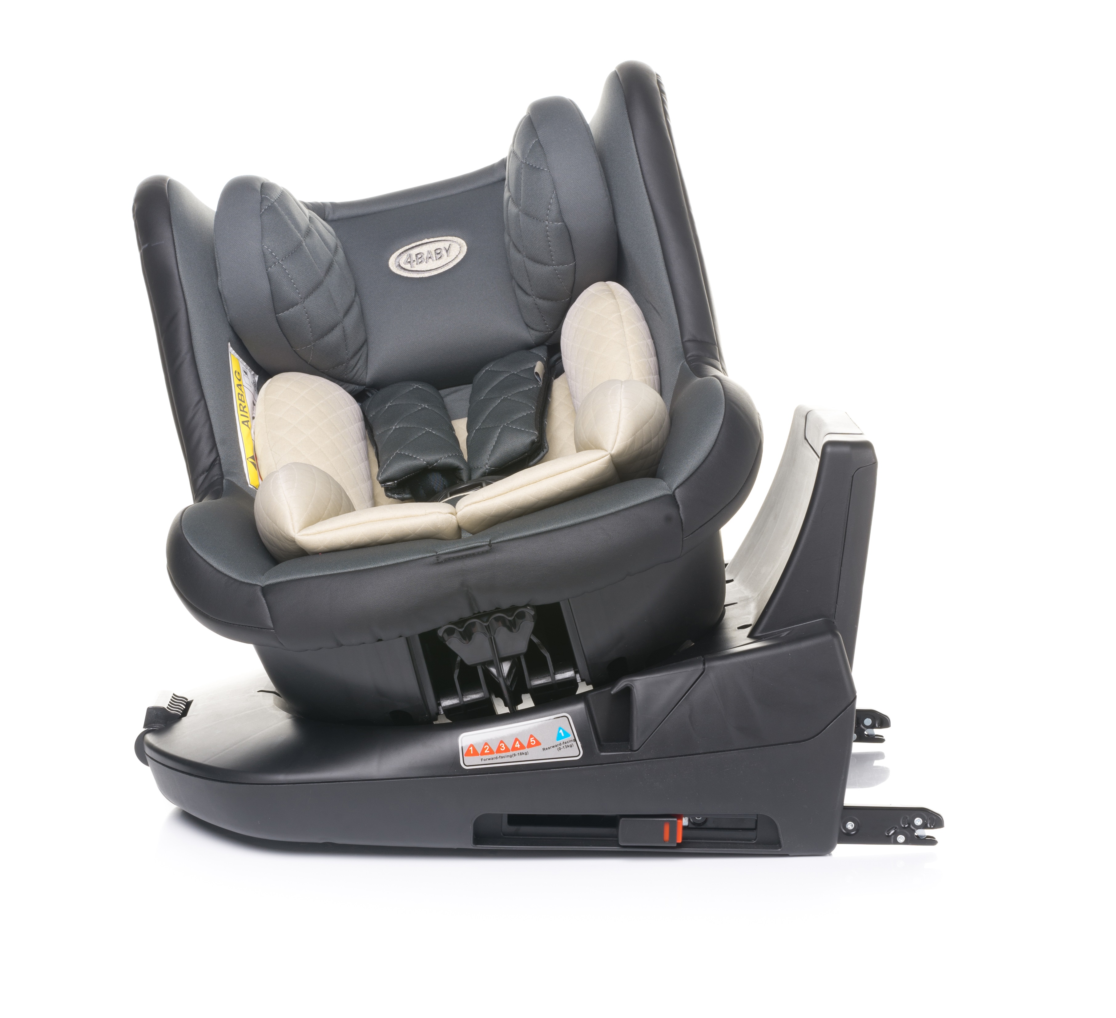 Car Seat  ROLL-FIX Red  0–18 kg 4BABY